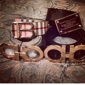 Burberry Belt 2 Ferragamo Belts Louis Vuitton Belt